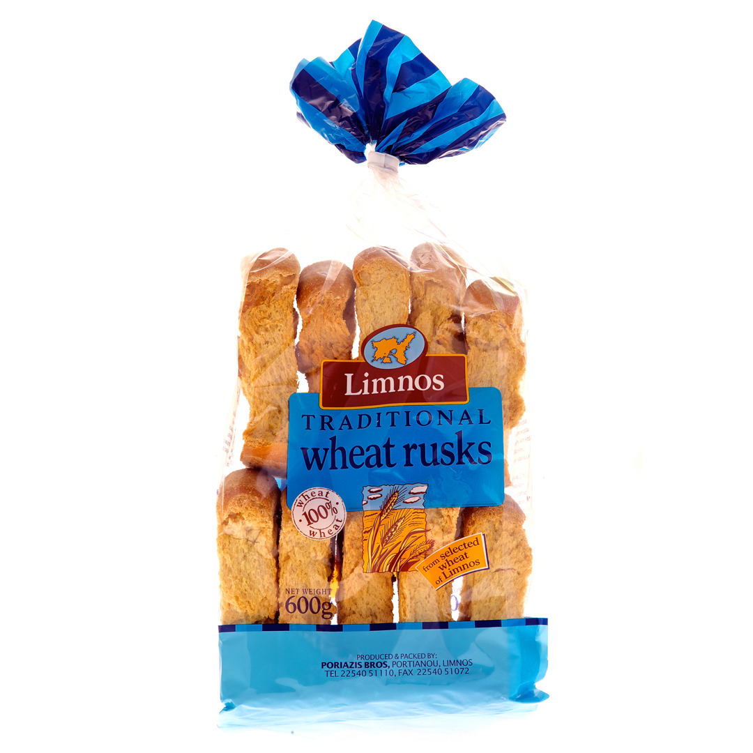 WHEAT RUSKS FROM LEMNOS 600GR