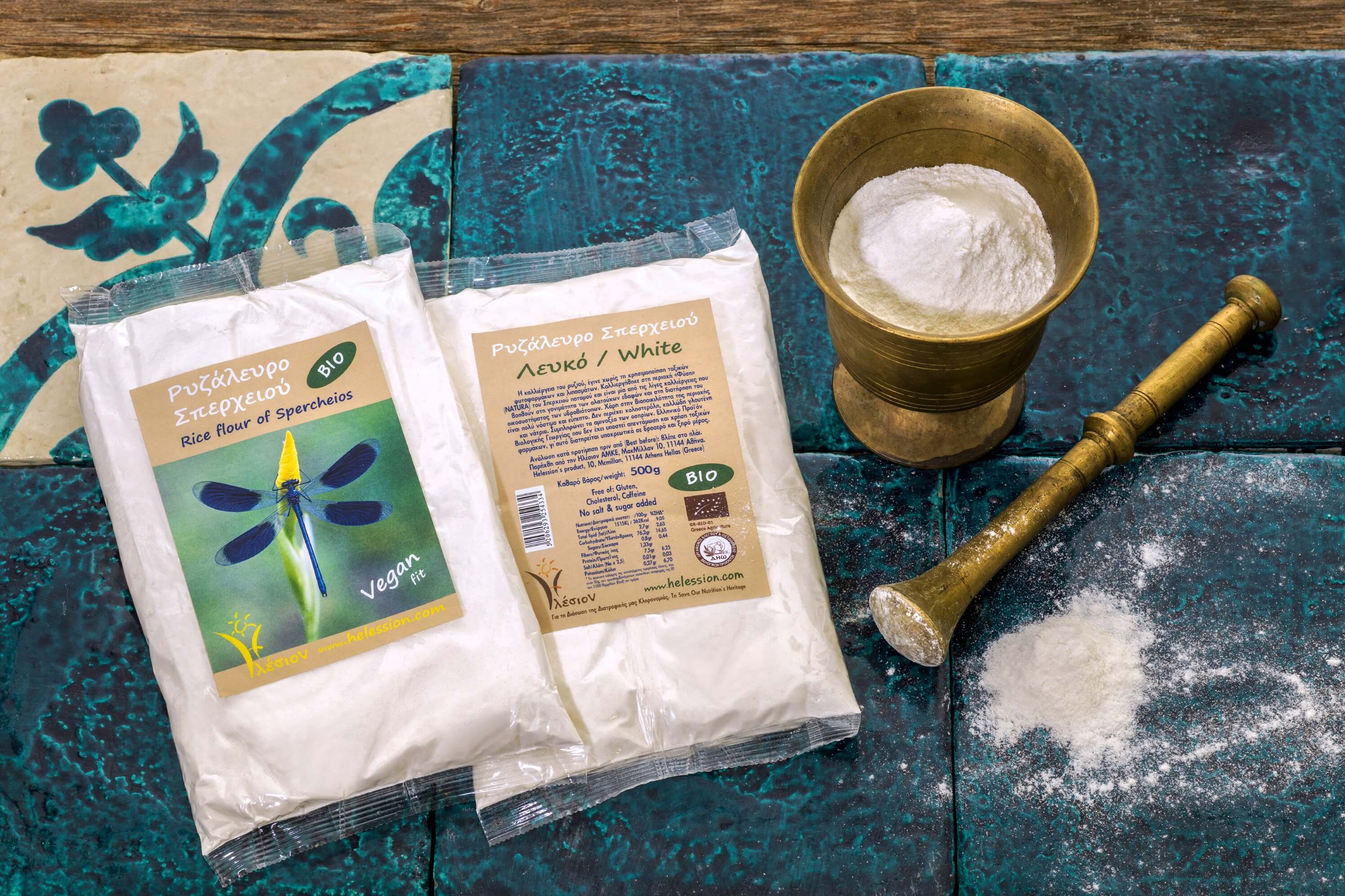 Λευκό Βιολογικό Ρυζάλευρο Σπερχειού Λευκό Βιολογικό Ρυζάλευρο Σπερχειού