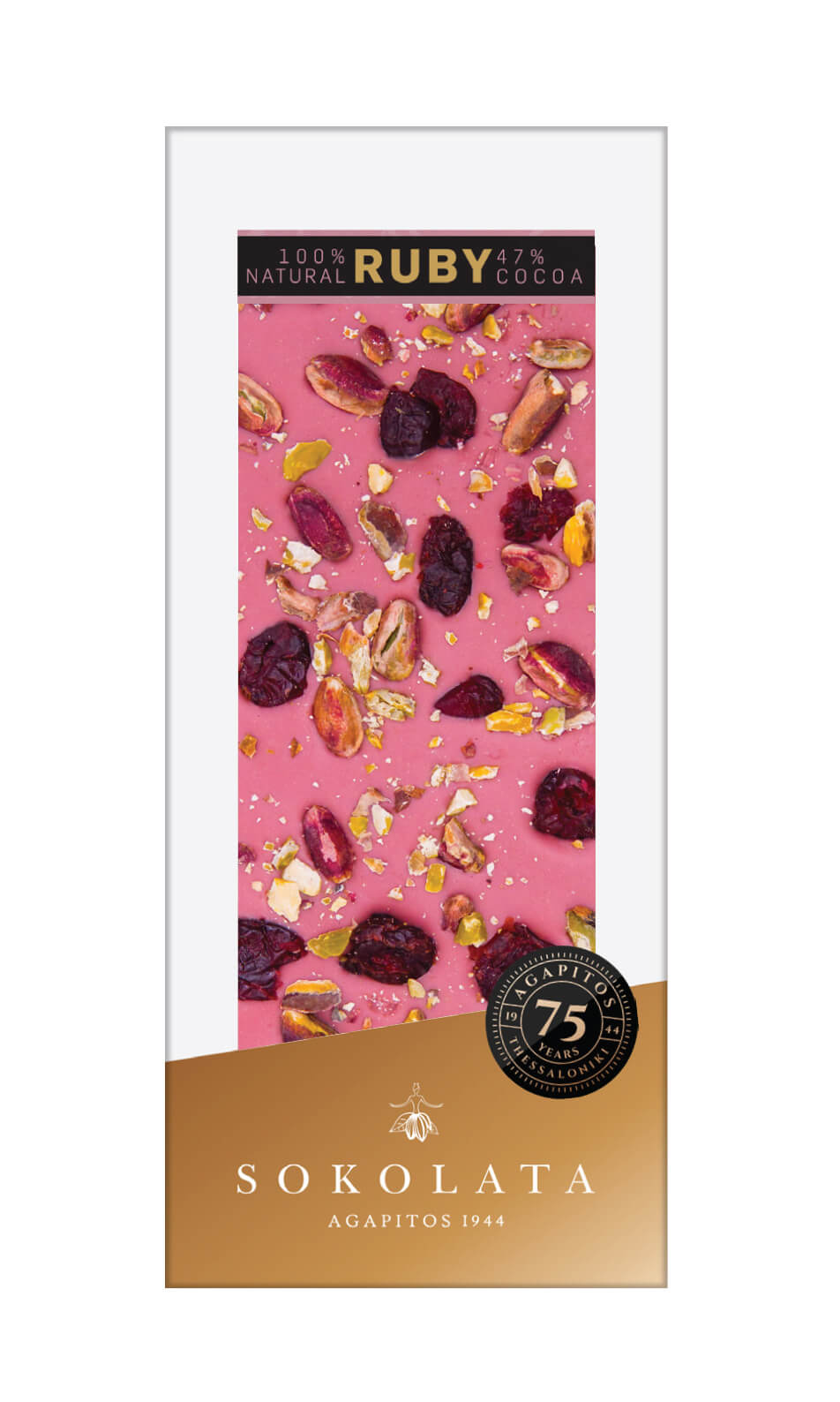 Ruby Chocolate & Pistachios / Cranberries Ruby Chocolate & Pistachios / Cranberries