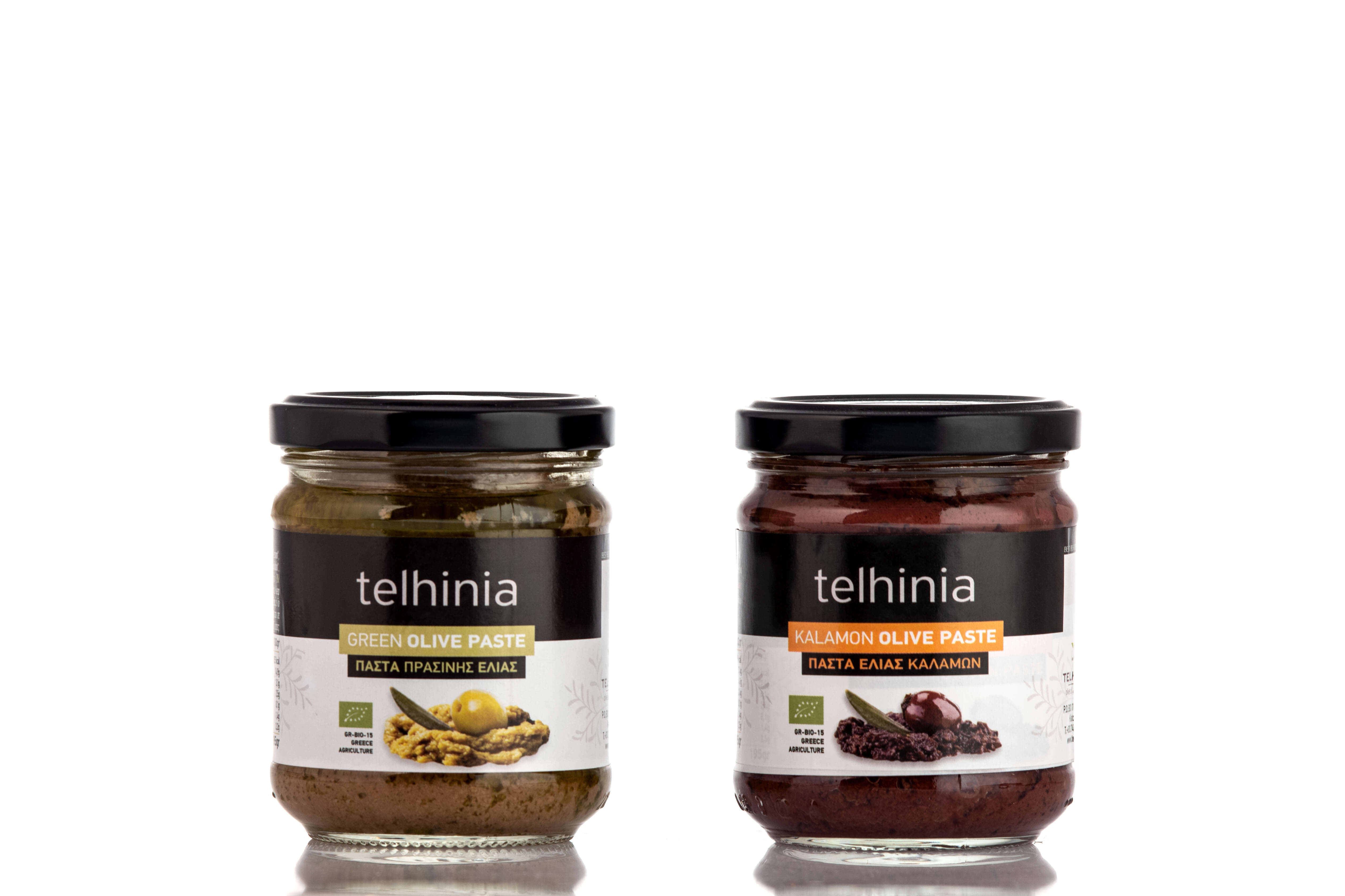 Organic olive pastes