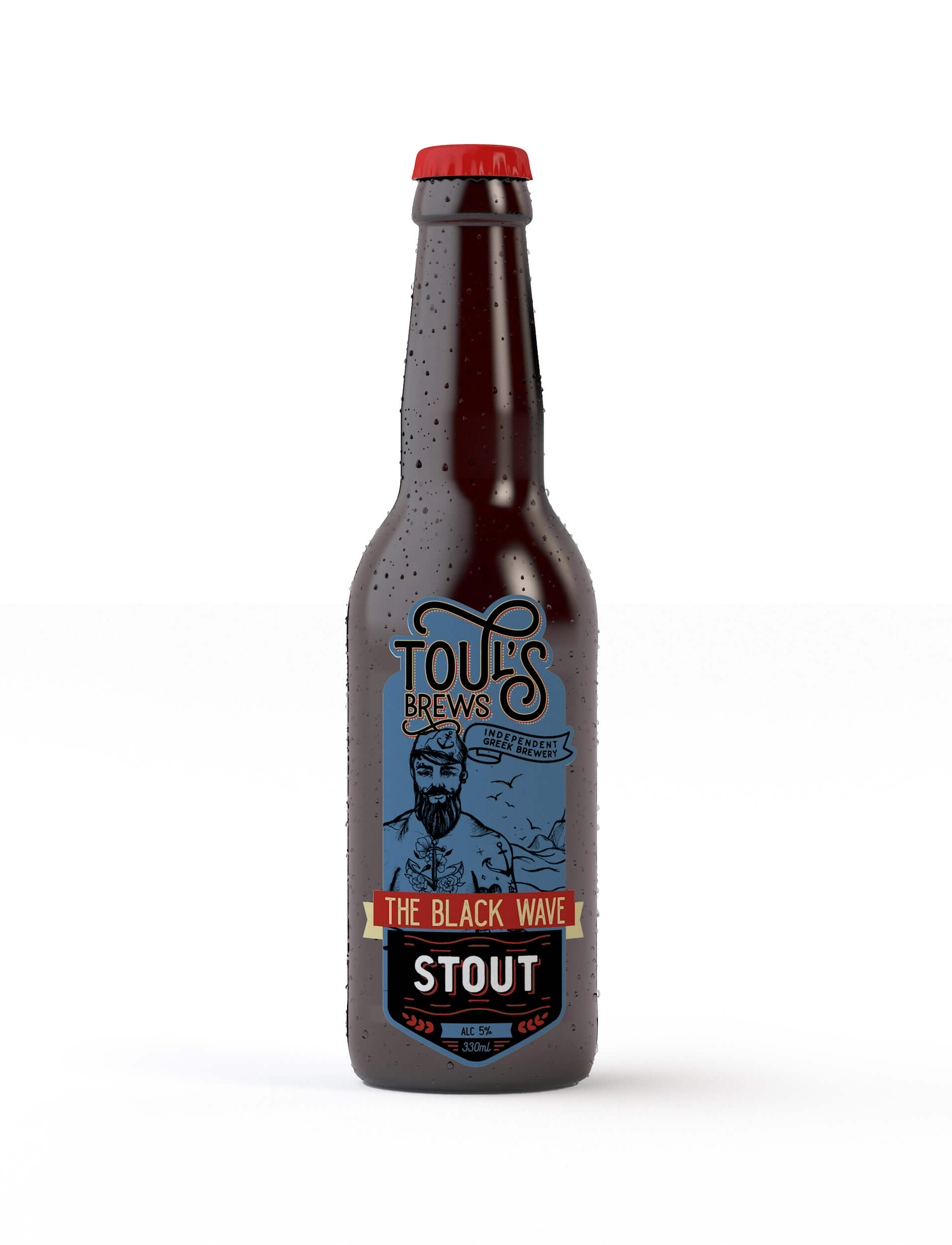 ΑΧΑΪΚΟΣ ΖΥΘΟΣ / Toul's Brews - THE BLACK WAVE - Μπύρα μαύρη / Stout