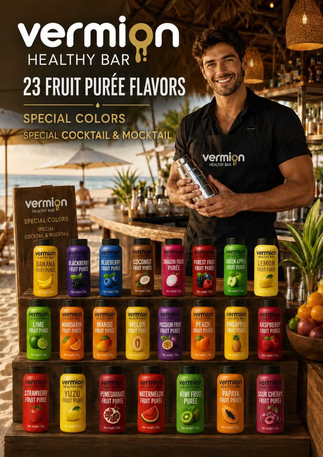 Vermion Fruit Purees Healthy Bar