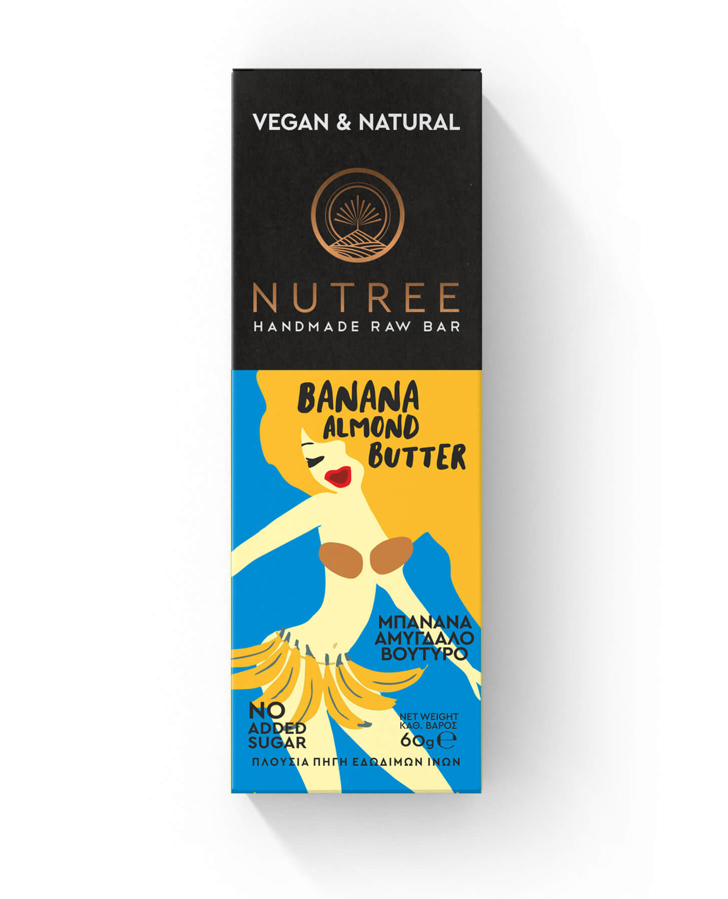 Μπανάνα Αμυγδαλοβούτυρο - Μπάρα Ενέργειας NUTREE