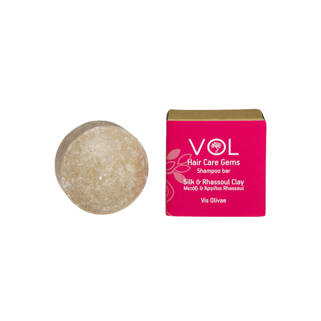 Vis Olivae Shampoo Bar "Silk & Rhassoul Clay"