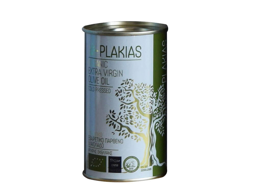 PLAKIAS OLIVE OIL ORGANIC EXTRA VIRGIN 250ml