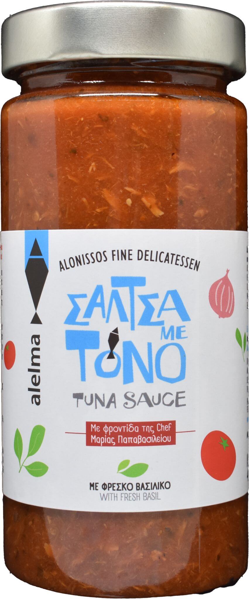 Σάλτσα τόνου με βασιλικό