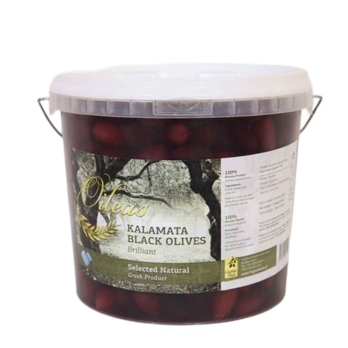 Vagias Foods Ελιές Μαύρες Καλαμών (EXTRA JUMBO 161-180)