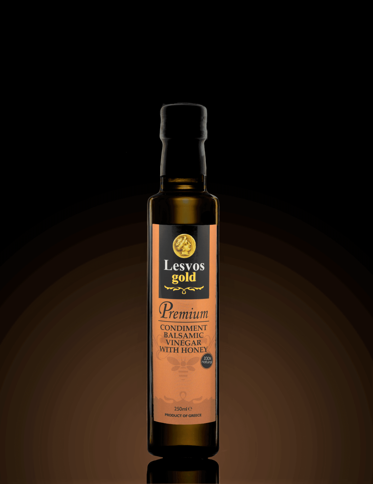 LESVOS GOLD Premium CONDIMENT of Balsamic Vinegar with HONEY
