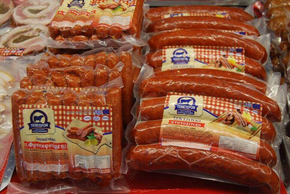 λουκάνικο τύπου Φρανκφούρτης και Ανατολίτικο