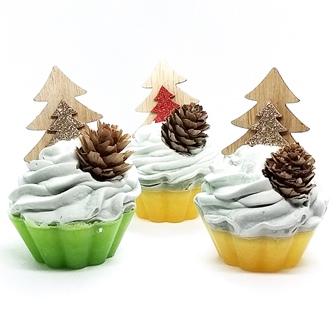 Vegetable Glycerin Soap and Olive Oil Cup Cakes