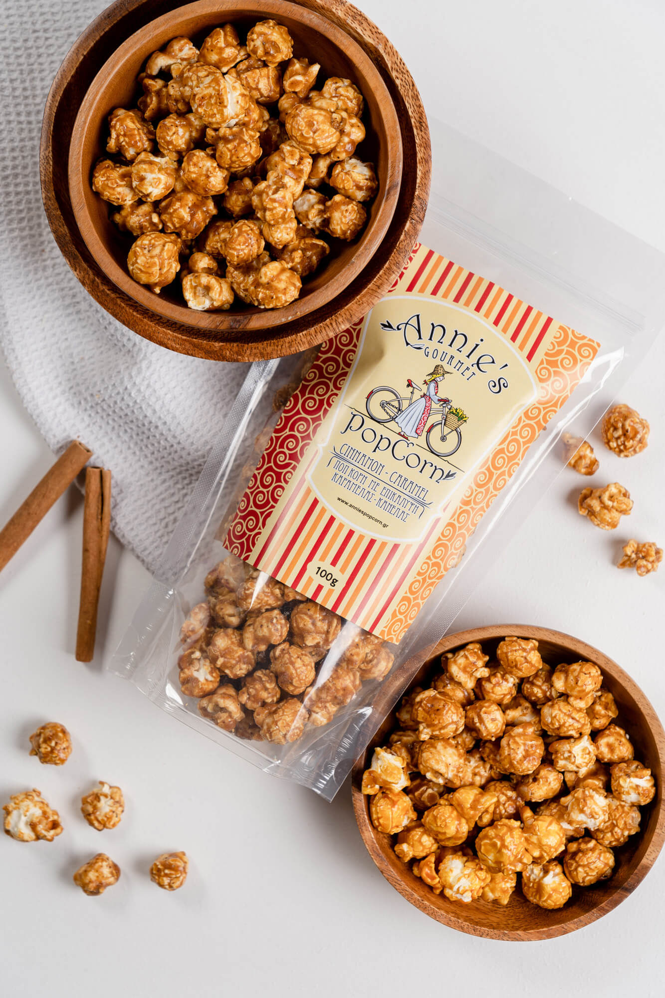 Caramelized Ccinnamon popcorn