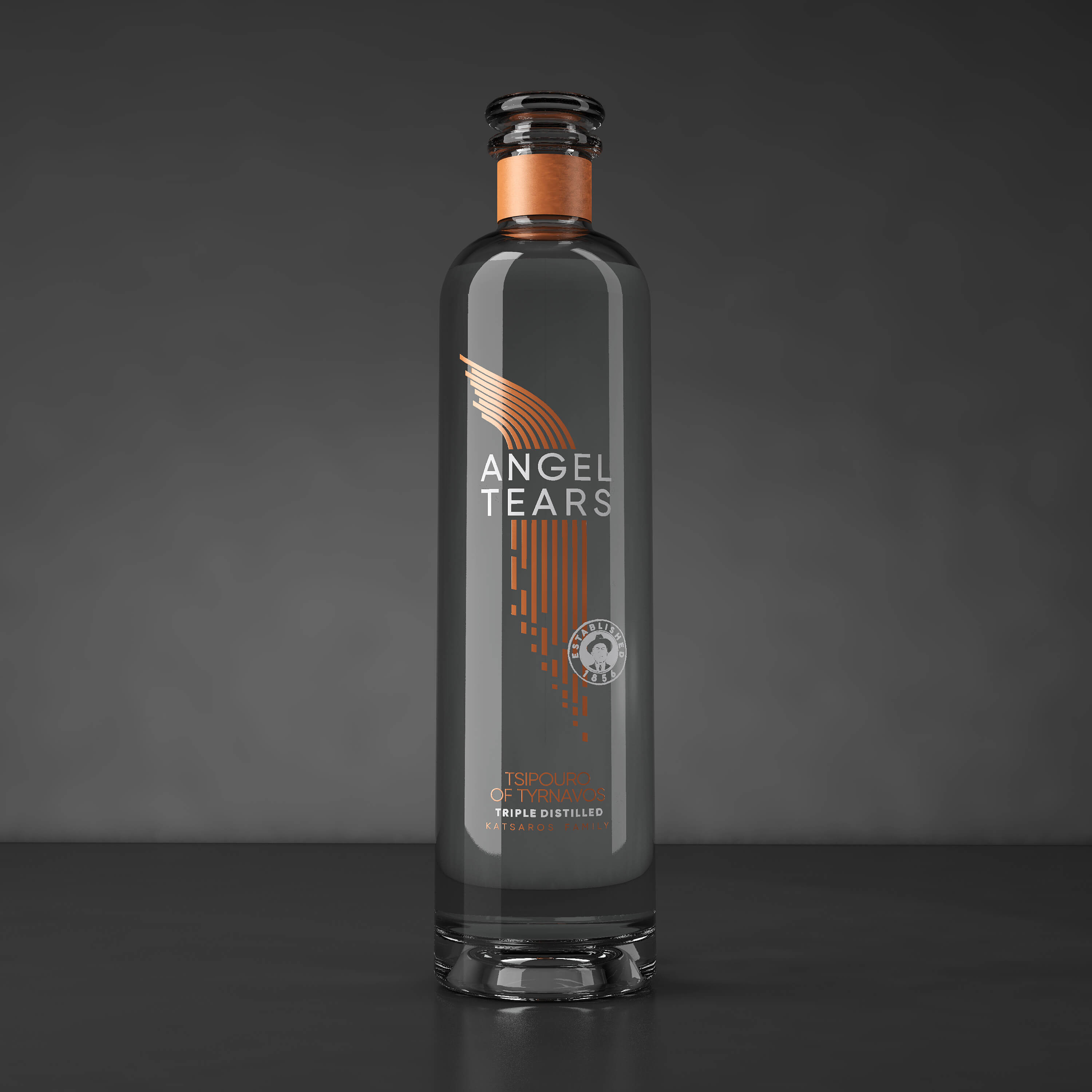 Tsipouro triple distilled ANGEL TEARS