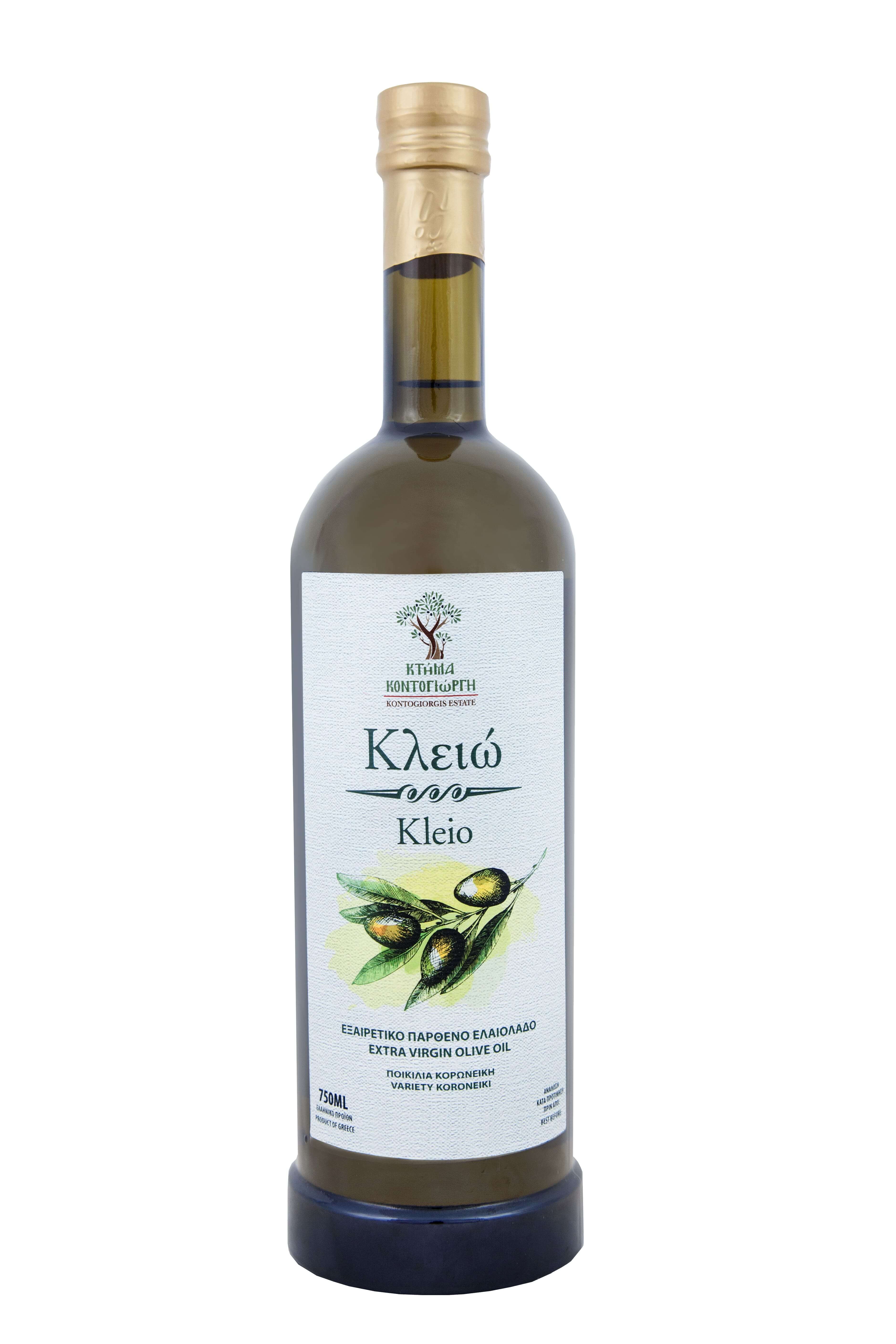 Εξαιρετικό Παρθένο Ελαιόλαδο "Κλειώ", ποικιλίας Κορωνέικης Αχαϊας, 750ml
