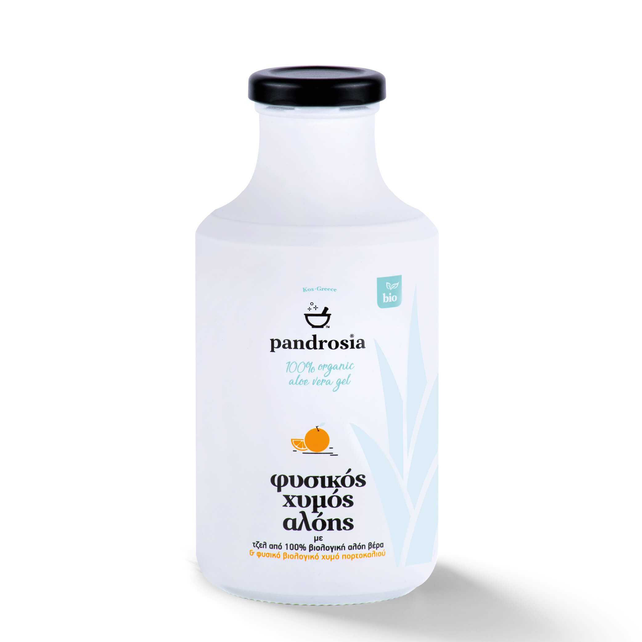 Βιολογικός χυμός αλόη με βιολογικό χυμό πορτοκάλι