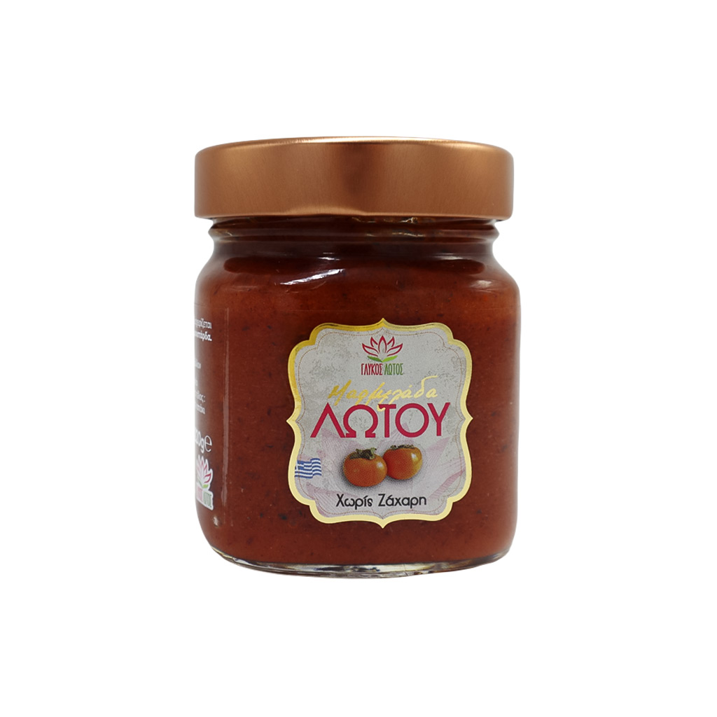 Glykos Lotos	Lotus (Persimmon) Jam- Sugar Free