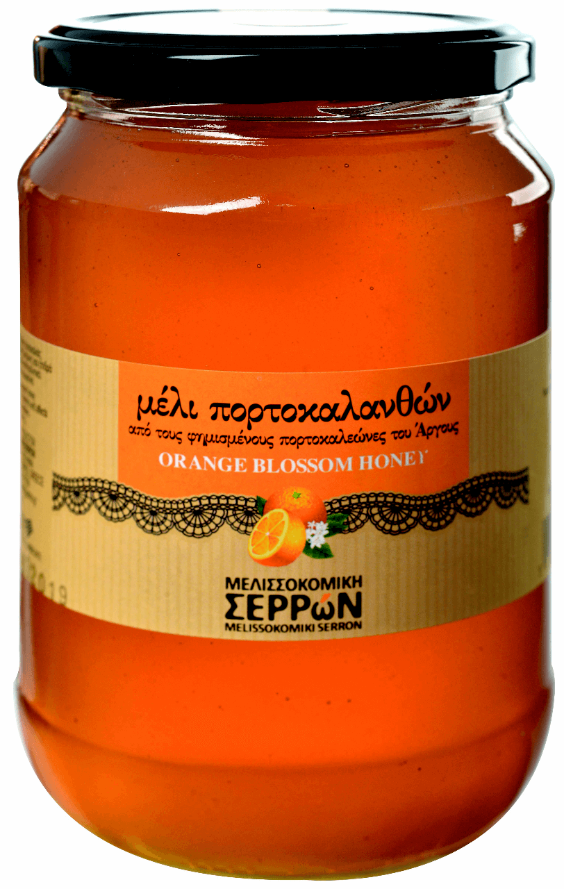 ΜΕΛΙ ΣΕΡΡΩΝ ΠΟΡΤΟΚΑΛΑΝΘΩΝ 320ΓΡ 450ΓΡ 920ΓΡ