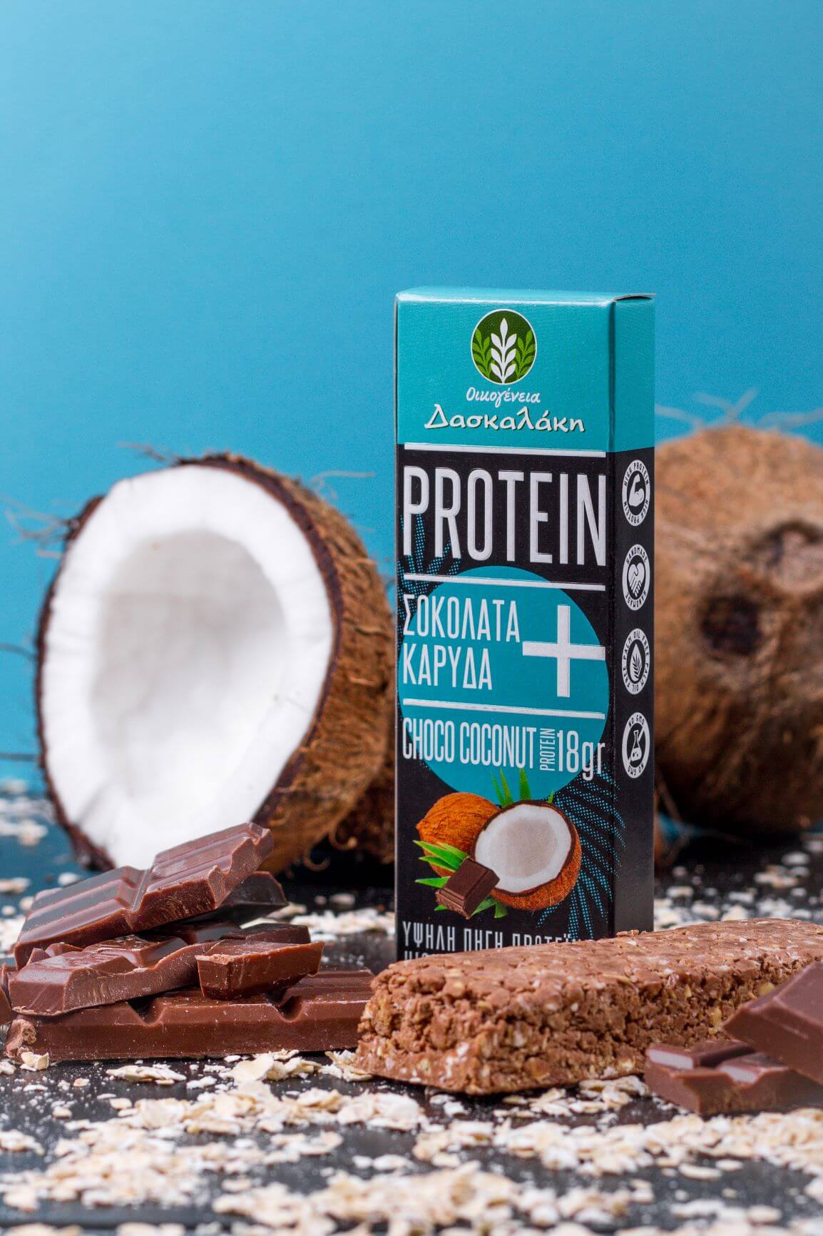Handmade protein bar Chocolate Coconut