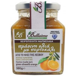 Green olive - orange homemade jam (380gr) Green olive - orange homemade jam (380gr)