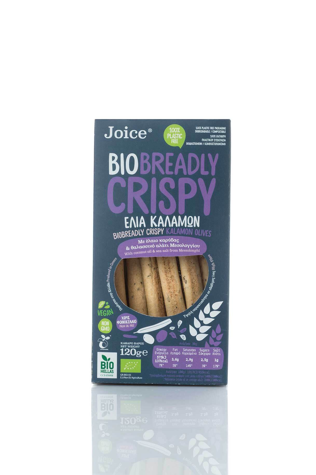 BIO  BREADLY CRISPY ΕΛΙΕΣ ΚΑΛΑΜΩΝ