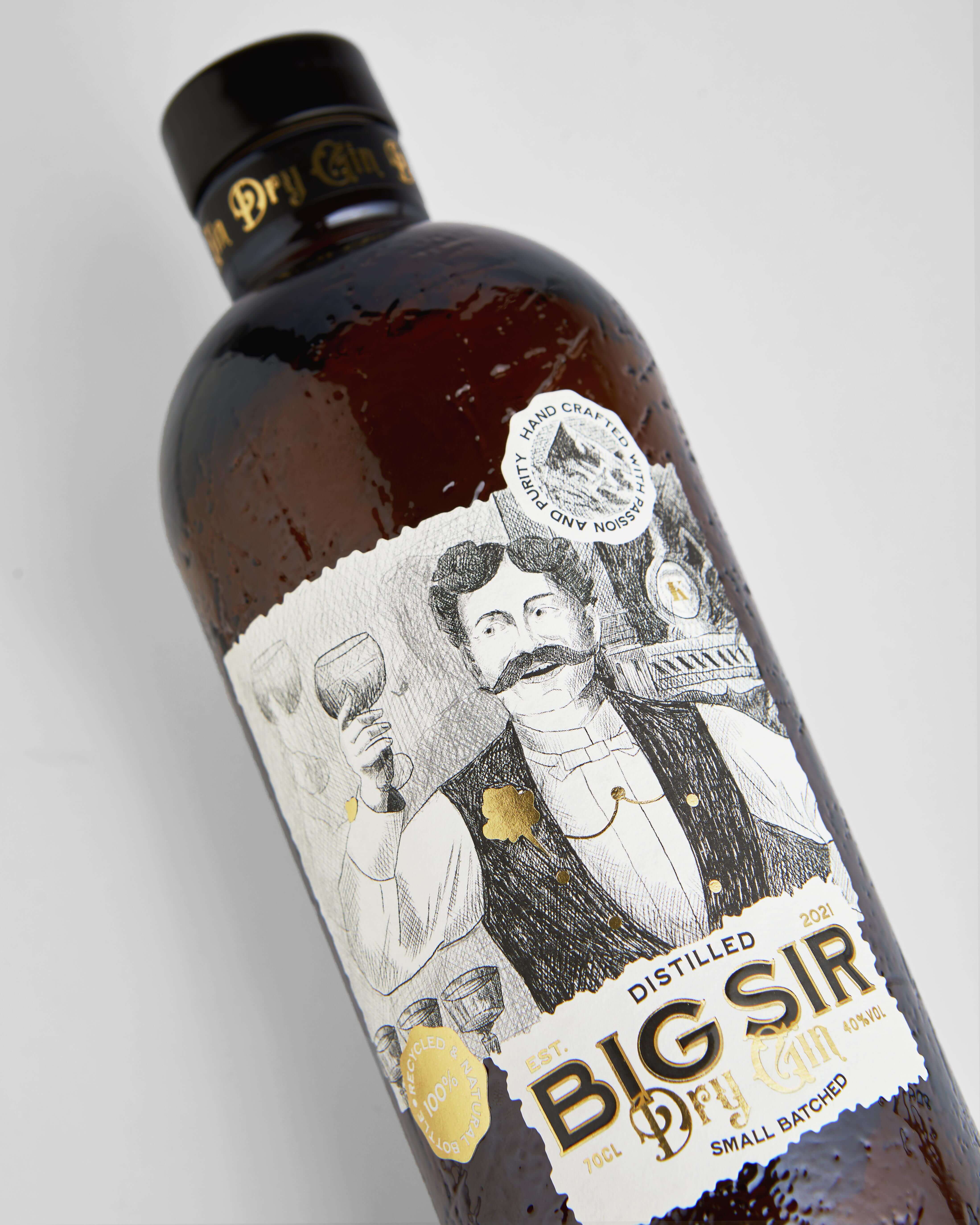 BIG SIR® Dry Gin - Ποτοποιία Κωστέα