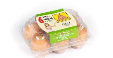 Half a dozen eggs 53-63 gr. (medium) Danopoulos Farm