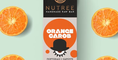 Χαρούπι Πορτοκάλι - Μπάρα Ενέργειας NUTREE