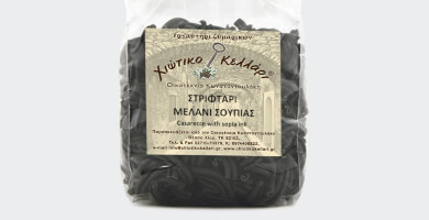 στριφτάρια με μελάνι σουπιάς