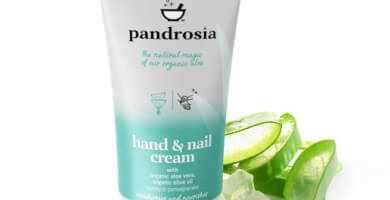 Natural hand & nail cream with organic aloe vera & organic olive oil
