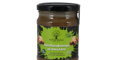 almond butter with black chocolate