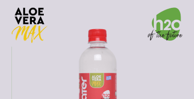 Νερό με αλόη | Γεύση φράουλα