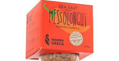 Sea salt from Messolonghi with smoked paprika