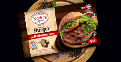 KERKINI FARM - Burger με Βουβαλίσιο Κρέας 500gr