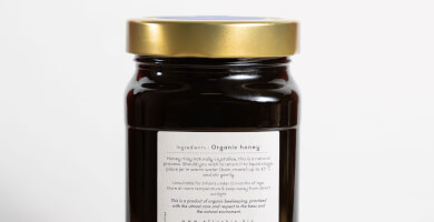 Organic honey From Oak Trees And Wild Flowers Photo 