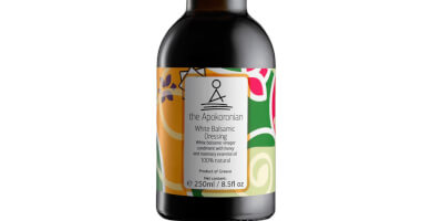 Apokoronian Origins White balsamic Vinegar with Thyme Honey and Rosemary Essential Oil
