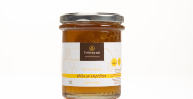 Honey with honeycomb