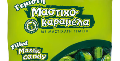 Μαστιχοκαραμέλα γεμιστή με κρέμα μαστίχας. Σακουλάκι 200g