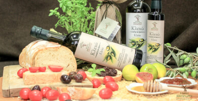 Εξαιρετικό Παρθένο Ελαιόλαδο, Κορωνέικης Αχαϊας, 750ml - Πουγγί από Λινάτσα Φωτογραφία 