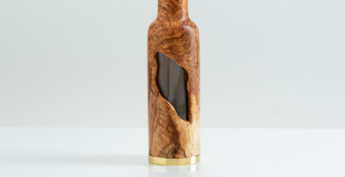 ΞΥΛΙΝΟ ΜΠΟΥΚΑΛΙ ΑΠΟ ΕΛΙΑ RIZA ZOE - 200 ML - ΣΧΕΔΙΟ ΚΟΥΦΑΛΑ ΔΕΝΤΡΟΥ Φωτογραφία 