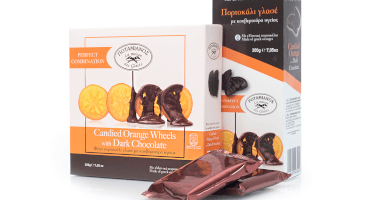 CANDIED ORANGE WITH DARK CHOCO BOX 200 GR