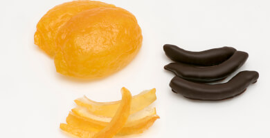 CANDIED PERGAMOT WITH DARK CHOCO