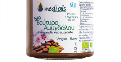 Almond spread, organic 215 ml, raw