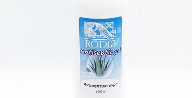 Natural antiseptic Gel with Aloe Vera Eucalyptus Tea Tree Lemon 200 gr.