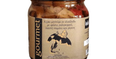 Άγριο μανιτάρι με φιλέτα σαλιγκαριού