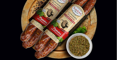 KERKINI FARM -Ριγανάτα Λουκάνικα Κερκίνης με Bουβαλίσιο κρέας - 300gr