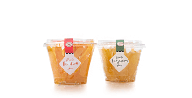 CANDIED ORANGE & PERGAMOT STICKS CUP 150 GR