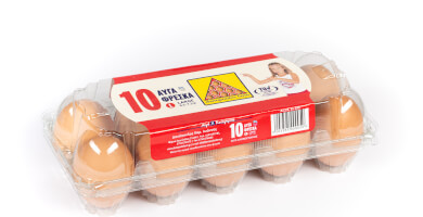 Ten eggs 63-73 gr. (large) Danopoulos Farm
