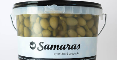Stuffed Olives with Pickle in horeca packaging