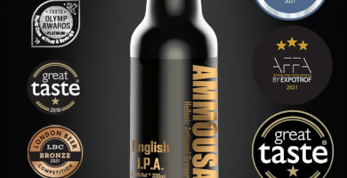 AMMOUSA English I.P.A. 5.5% with ginger Photo 