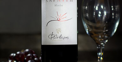 Χαραυγή - red dry wine - Merlot