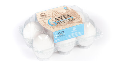 Αυγά ''Οικογένεια ΔΑΝΟΠΟΥΛΟΥ'' έως 53 γρ. (small) 6αδα λευκά